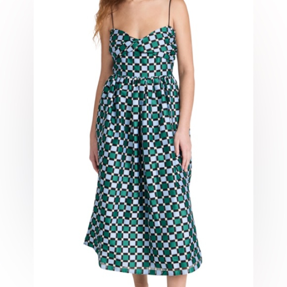 STINE GOYA Arya Geometric Midi Dress